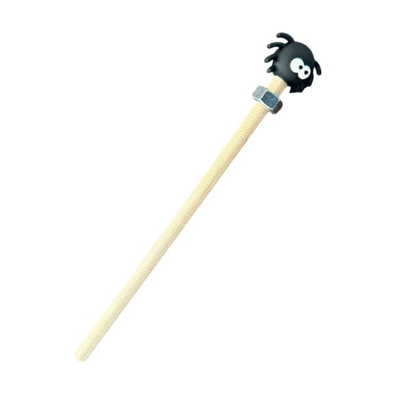 Halloween Threaded Pencils, Metal and Wooden Anti Anxieties Writing Tool for Quiet Fidgeting During Work or Study