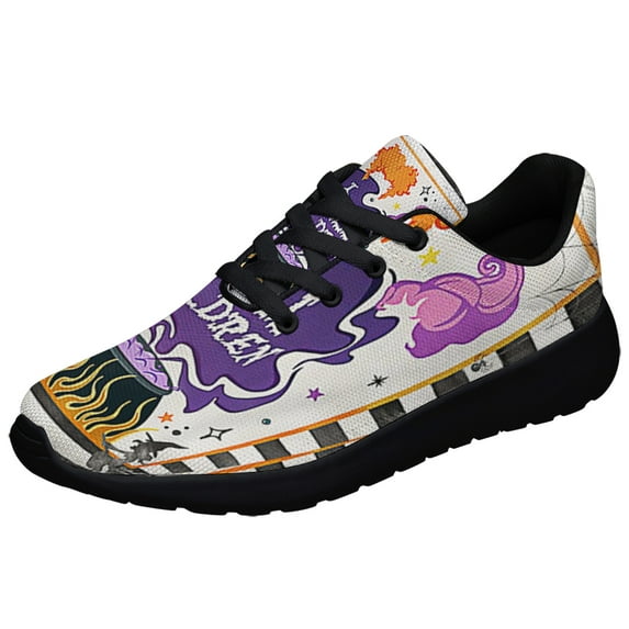 Halloween Three Witches I Smell Children Shoes Sneakers Black Size 5