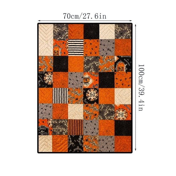 Halloween Throw Blanket Under $10 for Couch Bed Throw Blanket Fall Throw Blanket Halloween Flannel Throw Blanket Festive Printed Blanket for Sofa Couch Bed Home Bedroom Living Room Decoration