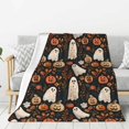 Halloween Throw Blanket for Couch Sofa and Bed Halloween Ghost