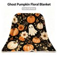 thumbnail image 1 of Halloween Throw Blanket Cute Ghost Pumpkin Double Sided Extra Thick & Soft for Sofa Couch Bed Travel Halloween Decorations by MPOISVA, 1 of 4