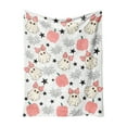 thumbnail image 1 of Halloween Throw Blanket Super Soft Flannel with Pink Pumpkin Ghost Mushroom Designs, Fall Thanksgiving Decor for Home Living Room Couch Bed Chair Dorm Farmhouse Gifts for Women, 1 of 6