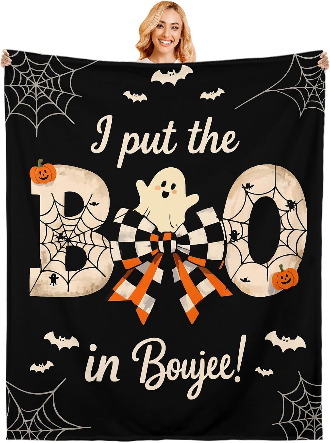 Halloween Throw Blanket for Women Men, Horror Throw Blanket for Girls ...