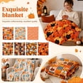 thumbnail image 1 of Halloween Throw Blanket with Pumpkin Decor, Cozy Farmhouse Fall Decor for Couch, Soft Fleece Throw Blanket for Autumn, 1 Pack, 1 of 7
