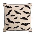 thumbnail image 1 of Halloween Throw Pillow Case (No Core), Embroidered Ghost Mummy Pumpkin Linen Cushion Cover, Fall Decorative Home Pillowcase, 1 of 9