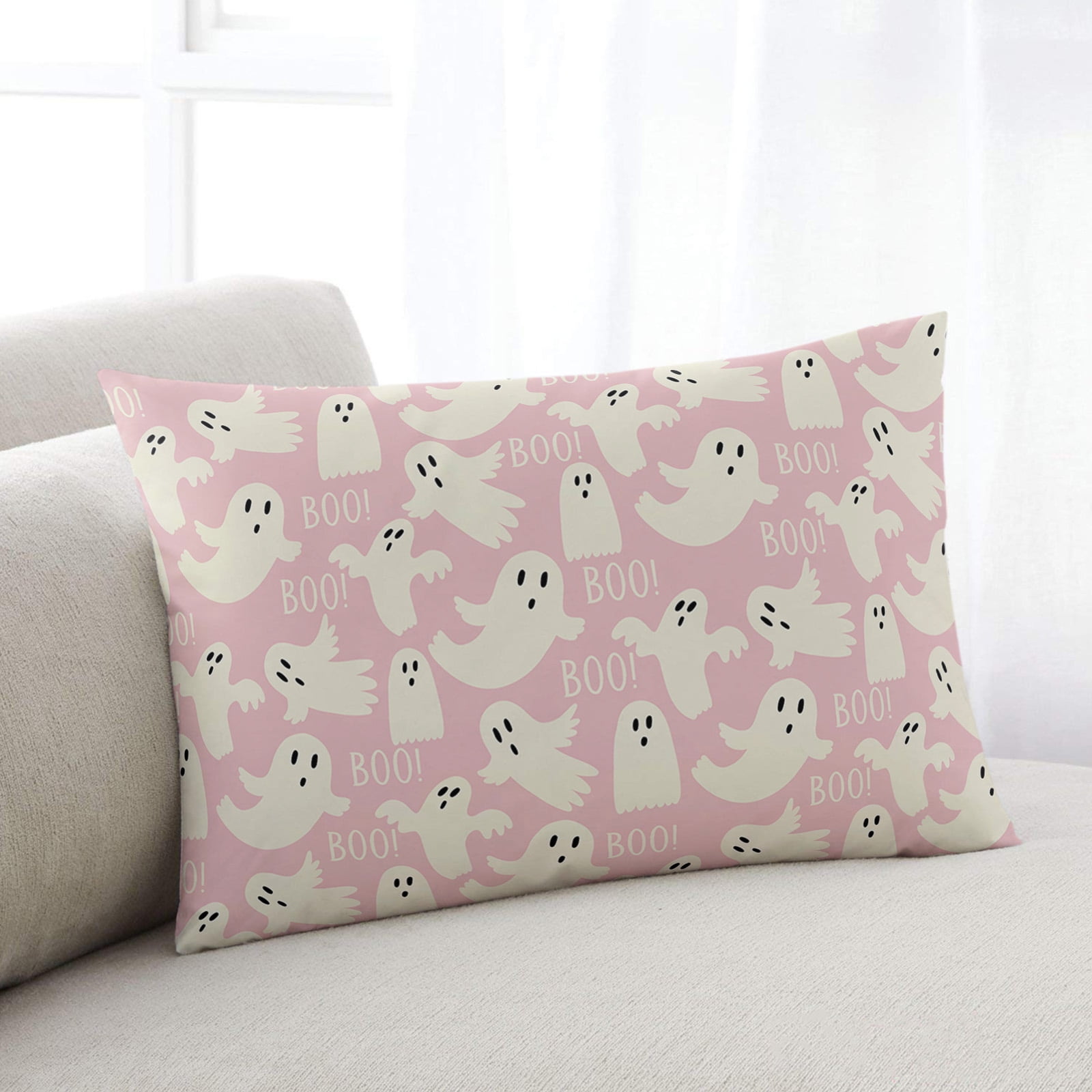 Halloween Premium Pillow Case - Hey Boo!