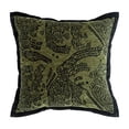 thumbnail image 1 of Halloween Throw Pillow Covers Green Black Leopard Stripe Decorative Cushion Covers Soft Sofa Couch Bed Farmhouses Home Decor 18x18 Inch, 1 of 6