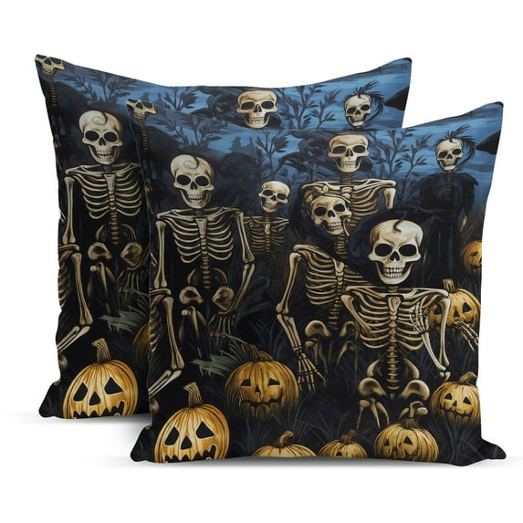 Halloween Throw Pillow Covers – Holiday Dining or Living Room Decoration