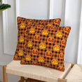 thumbnail image 1 of Halloween Throw Pillow Covers, halloween pumpkin plaid Halloween Decorations Square Pillow Cases with Invisible Zipper for Bed Couch Sofa, Farmhouse Halloween Decor-2 Pack 20x20, 1 of 6