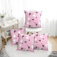thumbnail image 1 of Halloween Throw Pillow Covers, kawaii_kitten_ghosts_pattern Square Pillow Cases with Invisible Zipper for Halloween Decorations, Farmhouse Halloween Decor 20x20, 1 of 7