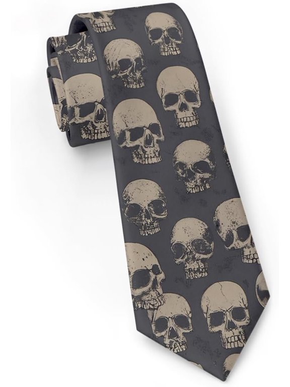 Halloween Tie For Men Funny Costume Party Business 3.15" (8cm)