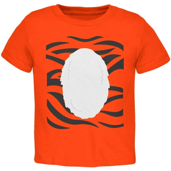 Halloween Tiger Costume Toddler T Shirt Orange 3T