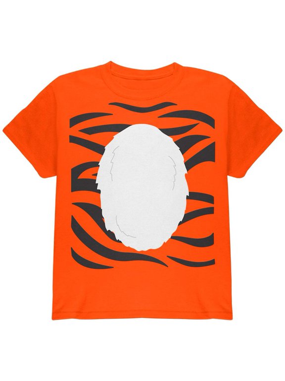 Halloween Tiger Costume Youth T Shirt