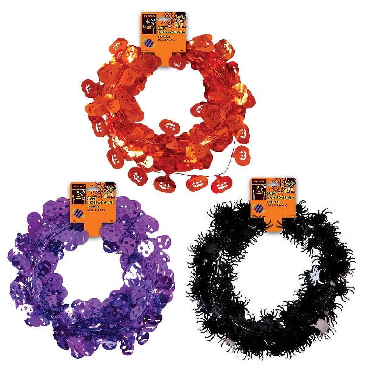 Halloween Tinsel Garland Assorted