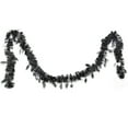 thumbnail image 1 of Halloween Tinsel Garland, Skull Bat Twist Garland Halllween Hanging Decorations  Indoor Outdoor Home Ornaments Party Supplies 6.56ft, 1 of 11
