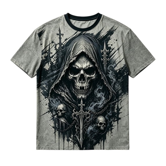 Halloween Toddler Boys Graphic Tee Shirts Skull Children Short Sleeve kids Casual Tops Size 2-3T