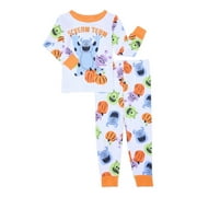 MONSTERS INC. Character Toddler Halloween Glow in the Dark Pajama Set, 2-Piece, Sizes 12M-5T