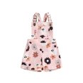 thumbnail image 1 of Halloween Toddler Girls Overalls Clothes Flower Ghost/Pumpkin Suspender Pants Baby Sleeveless Shortall Romper Jumpsuit, 1 of 8