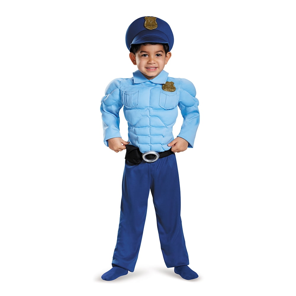 Halloween Toddler Unisex Police Officer Costume, by Way to Celebrate