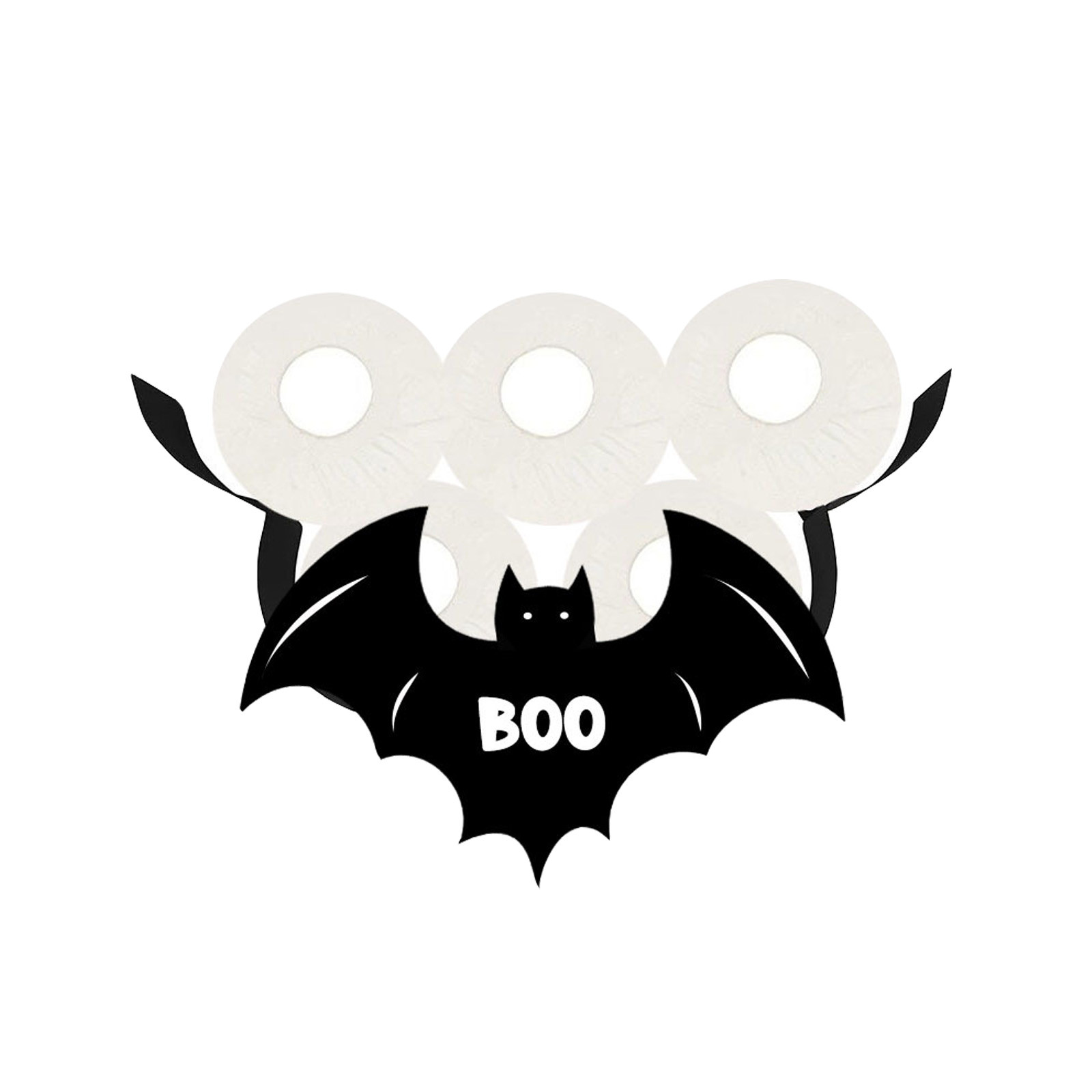 Halloween Toilet Papers Holder Wall Mount,Bat Design Toilet Papers Holder, Hanging Bathroom Tissue Storage,Large Capacity Toilet Roll Holder for Bathroom,Kitchen,Washroom