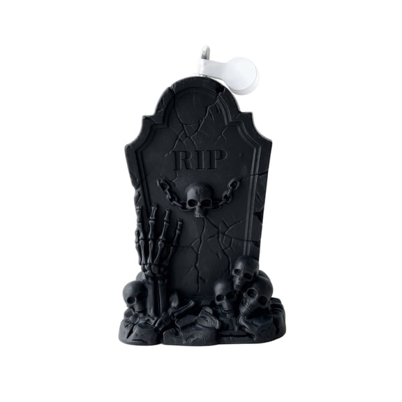 Halloween Tombstone Candle, Gothic RIP Grave Stone Candles Gothic Real Wax Candlestick for Halloween Party Home Decor