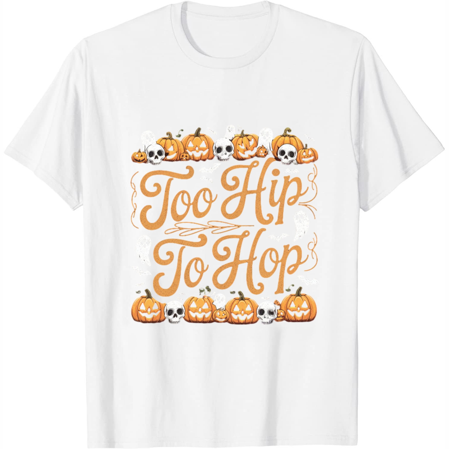 Halloween Too hip to hop Rabbit Lover Gifts ny Western Cowboy Ghost