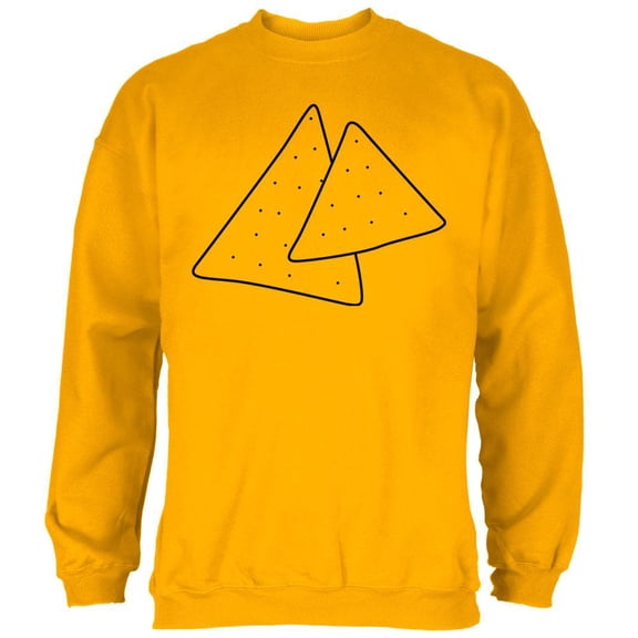 Halloween Tortilla Chips Food Costume Mens Sweatshirt Gold LG