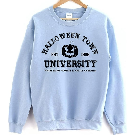 Halloween Town 1998 University Sweatshirt – Vintage Collegiate Graphic Crewneck Pullover