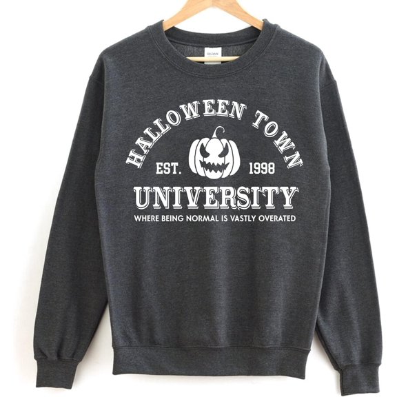 Halloween Town 1998 University Sweatshirt – Vintage Collegiate Graphic Crewneck Pullover