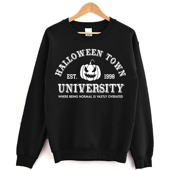 Halloween Town 1998 University Sweatshirt – Vintage Collegiate Graphic Crewneck Pullover
