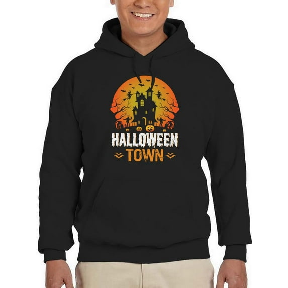 Halloween Town Hoodie Men -Image by Shutterstock, Male XX-Large