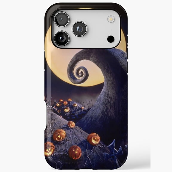 Halloween Town Skeleton Art Case for iPhone 11 12 13 14 15 16 17 Pro Max