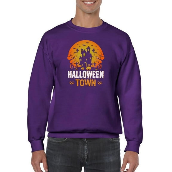 Halloween Town Sweatshirt Men -Image by Shutterstock, Male Small