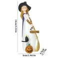 thumbnail image 1 of Halloween Toys Halloween Witch Decoration Resin Statue Decoration Cute Family Holiday Decoration Crafts, 1 of 6