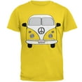 thumbnail image 1 of Halloween Travel Bus Costume Camper Adventure Mens T Shirt Yellow LG, 1 of 2