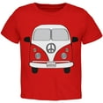 thumbnail image 1 of Halloween Travel Bus Costume Camper Adventure Toddler T Shirt Red Toddler Size 5/6, 1 of 2