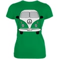 thumbnail image 1 of Halloween Travel Bus Costume Camper Wanderlust Juniors Soft T Shirt Irish Green MD, 1 of 1