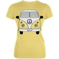 thumbnail image 1 of Halloween Travel Bus Costume Camper Wanderlust Juniors Soft T Shirt Yellow LG, 1 of 1