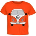 thumbnail image 1 of Halloween Travel Bus Costume Camper Wanderlust Toddler T Shirt Orange 3T, 1 of 1