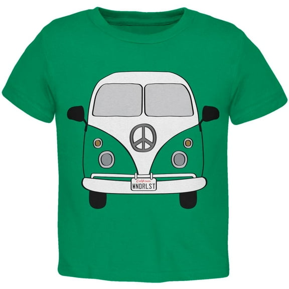 Halloween Travel Bus Costume Camper Wanderlust Toddler T Shirt