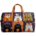 thumbnail image 1 of Halloween Travel Duffle Bag Hippie Van Quilted Duffle 3D Printed Retro Bus Weekender Bag Boho Fitness Yoga Camping Outdoor Overnight Luggage Bags, 1 of 5