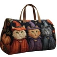 thumbnail image 1 of Halloween Travel Duffle Bag Hippie Van Quilted Duffle 3D Printed Retro Bus Weekender Bag Boho Fitness Yoga Camping Outdoor Overnight Luggage Bags, 1 of 5