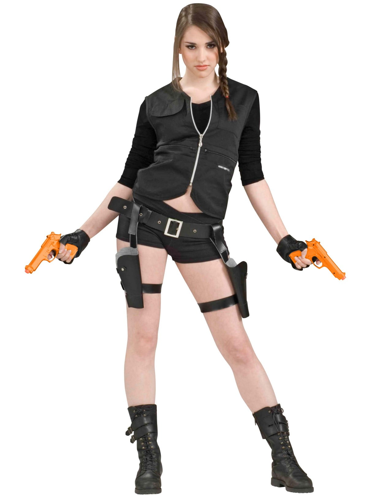 Halloween Treasure Huntress Holster & Gun
