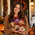 thumbnail image 1 of Halloween Treat Bags Trick or Treat Drawstring Non-Woven Pumpkin Witch Candy Goodie Small Gift Bag Reusable for Kids Party Supplies by MPOISVA, 1 of 8