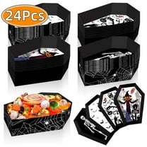 Kabuer Halloween Treat Boxes Candy Boxes Halloween Coffin Paper Boxes for Trick or Treat Party Supplies Decorations 24PCS