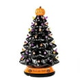 thumbnail image 1 of Halloween Tree Pumpkin Light LED Ceramic Desk Ornament, Battery Powered Tabletop Halloween Lighted Tree for Indoor Office Home, 1 of 6