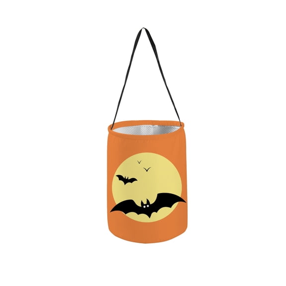 Halloween Trick Or Treat Bucket, Kids Candy Bags for Halloween Party Favors LED Glow in The Dark Goodie Bags for Trick Or Treat Candy Gifts