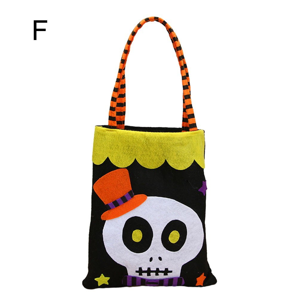 Halloween Trick Or Treat Tote Bags Candy Bag Party Sweets Gift Basket