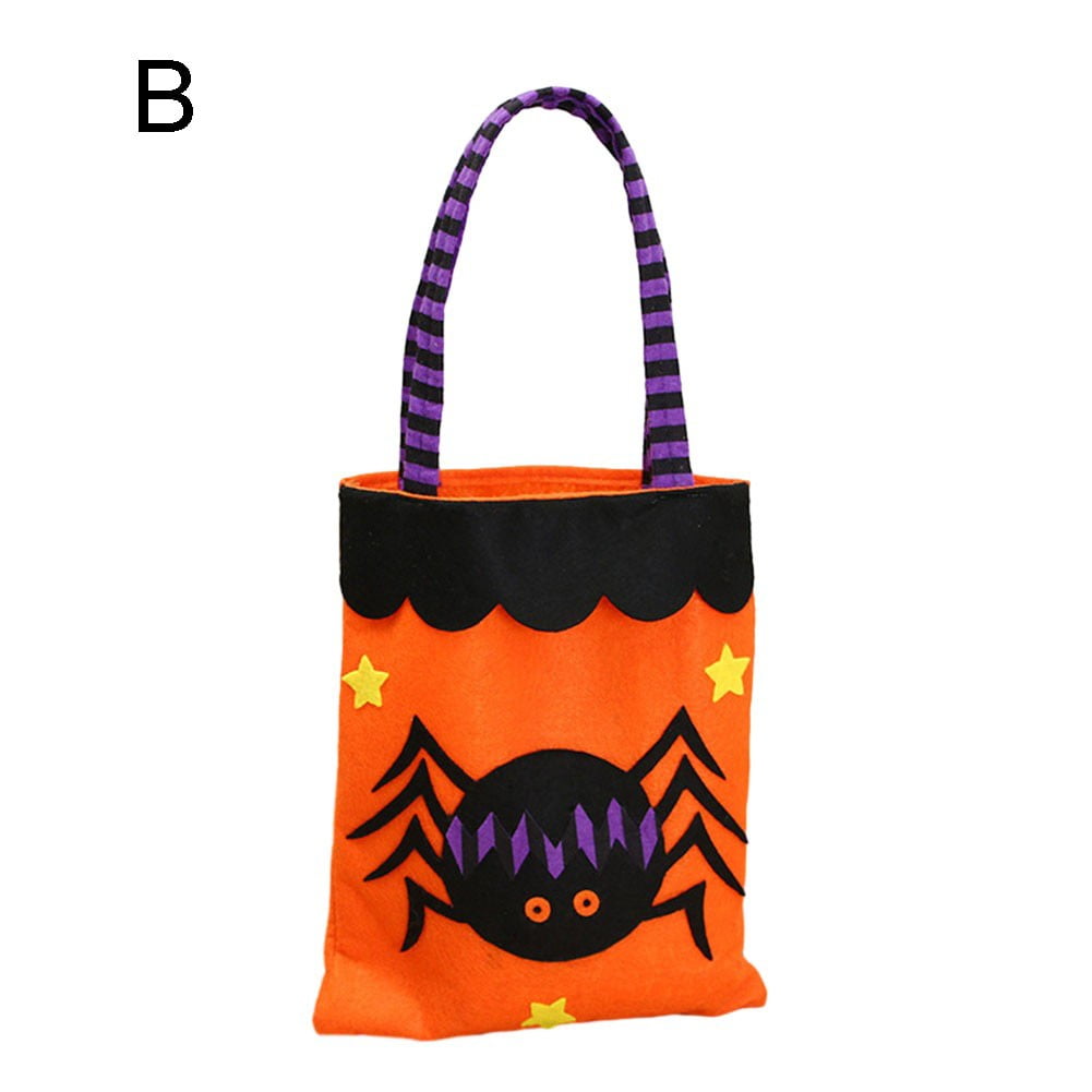 Halloween Trick Or Treat Tote Bags Candy Bag Party Sweets T Basket 2056