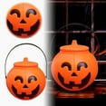 thumbnail image 1 of Halloween Trick or Treat Pumpkin Bucket - Orange Candy Pail with Handle for Kids - 2025 New Halloween Candy Collector Basket for Parties, Decorations & Accessories, 1 of 6